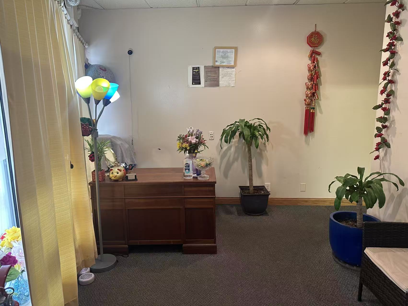 Reception area inside 7 DAY SPA